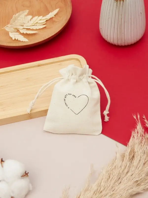 Мешочек подарочный &laquo;Нежность лён&raquo;, 10&times;12 см, бежевый