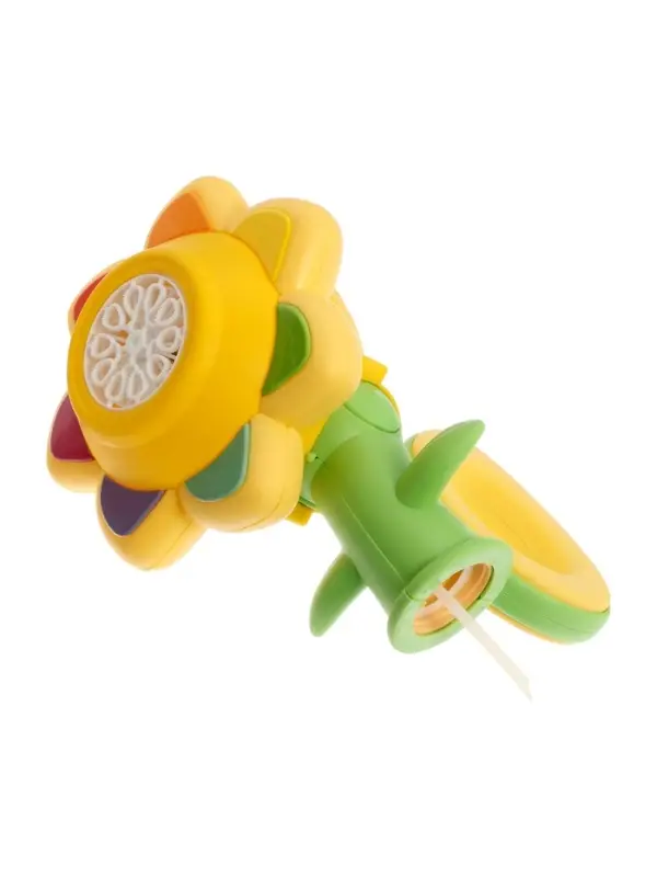 Генератор мыльных пузырей "Цветочек", световые эффекты, работает от батареек