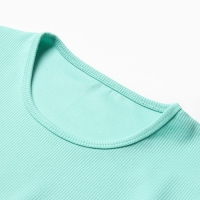 Топ (рашгард) спортивный женский MINAKU цвет светло-зеленый, р-р 42 Топ (рашгард) спортивный женский MINAKU цвет светло-зеленый, р-р 42