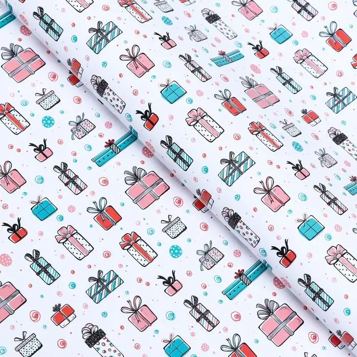 Бумага глянцевая &laquo;Подарок&raquo;, 40&times;60 см