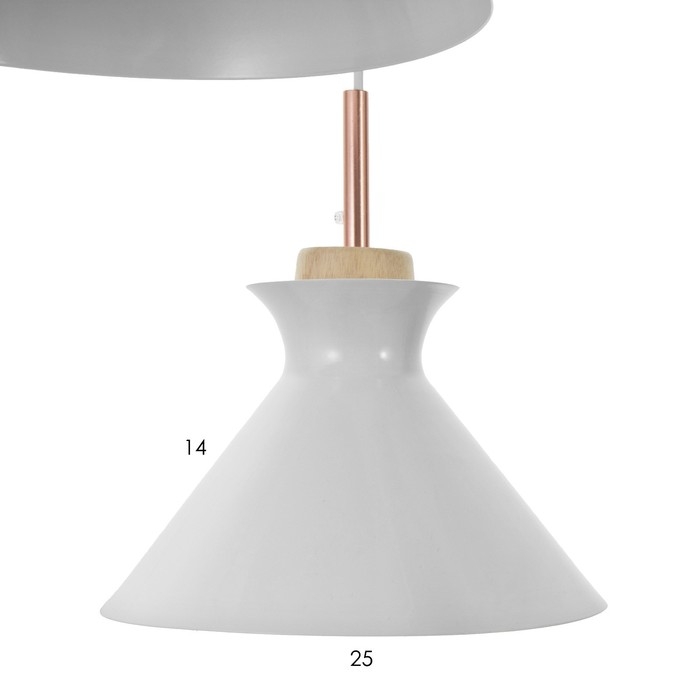 Светильник BayerLux "Вармо" 3хЕ27 40Вт белый 41х41х25-125см