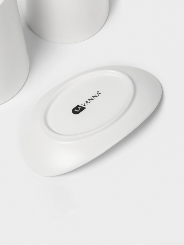 Набор для ванной "Perfect" 4 предмета (дозатор для мыла, 2 стакана, мыльница)