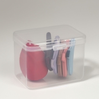 Набор спонжей д/макияжа 6 шт: 5 пуховок, 1 капля в пласт футляре латекс МИКС пакет QF Набор спонжей д/макияжа 6 шт: 5 пуховок, 1 капля в пласт футляре латекс МИКС пакет QF