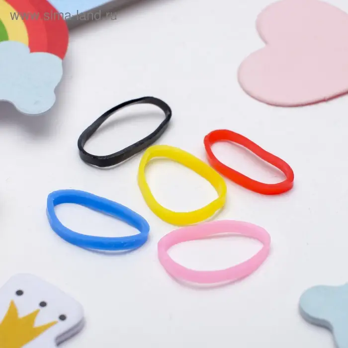 Резинки для афрокосичек, набор 80 шт., &plusmn;5 шт.