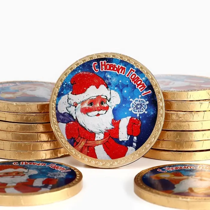 Шоколадная медаль &laquo;С Новым Годом&raquo;, 25 г