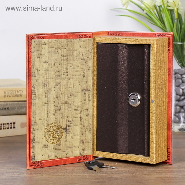 Сейф дерево книга "Русская история" 21х13х5 см