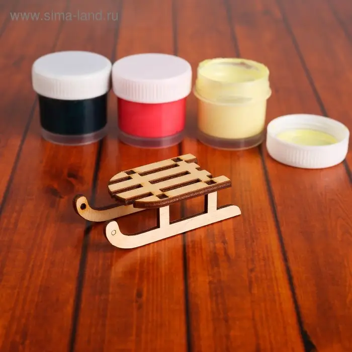 Сувенир &laquo;Сани&raquo;, 6,5&times;3&times;2 см