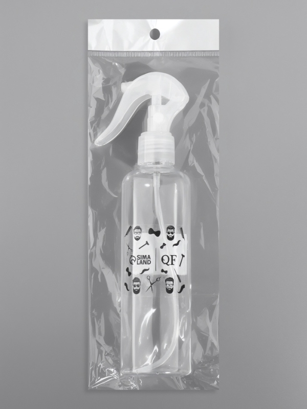 Распылитель парикмахерский «Barber», 250 мл, цвет прозрачный Распылитель парикмахерский «Barber», 250 мл, цвет прозрачный