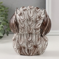 Сувенир полистоун "Филин - не вижу, не слышу, не скажу" МИКС 9,5х10х13 см