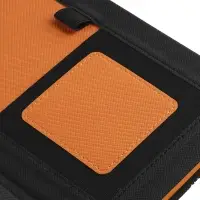 Ежедневник Mobile на заказ, недатированный, черно-оранжевый