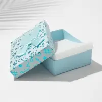 Коробочка подарочная под набор &laquo;Музыка&raquo;, 7&times;9 (размер полезной части 6.5&times;8.5 см), МИКС, вставка белая