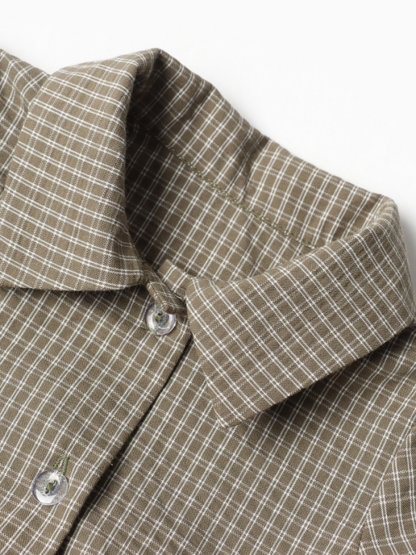 Платье Крошка Я Платье Крошка Я "Клетка", рост 80-86, зеленый