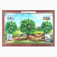 Родословная книга новогодним пояском &laquo;Новый год: Дед мороз&raquo;, 16,5 х 24 см.