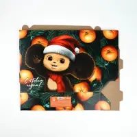 Коробка подарочная "Яркого года!", Чебурашка, 33,7 х 27,7 х 7,9 см