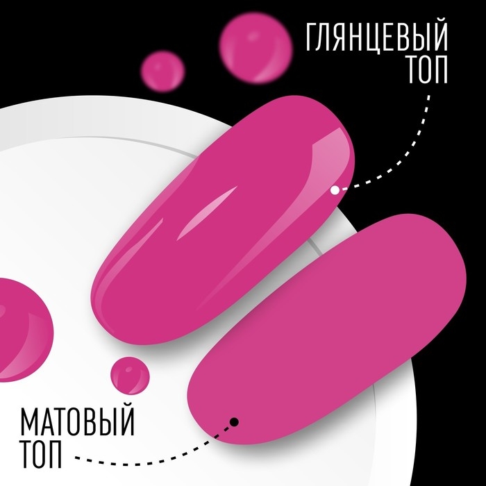 Гель лак для ногтей, &laquo;CLASSIC COLORS&raquo;, 3-х фазный, 8мл, LED/UV, цвет фуксия (106)