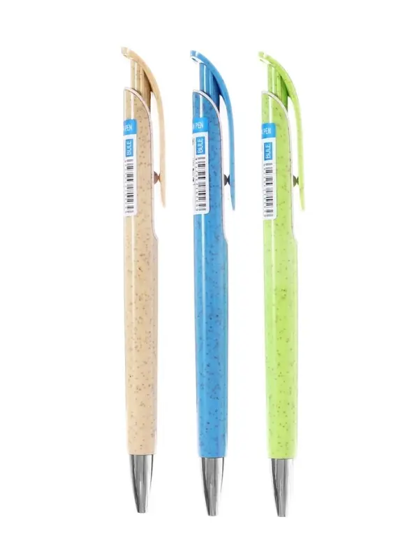 Ручка шариковая 0.8 мм, стержень синий на масляной основе, штрихкод на штуке, МИКС