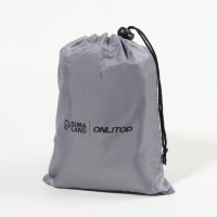 Подушка надувная, 50 &times; 35 &times; 30 см, в чехле, цвет серый