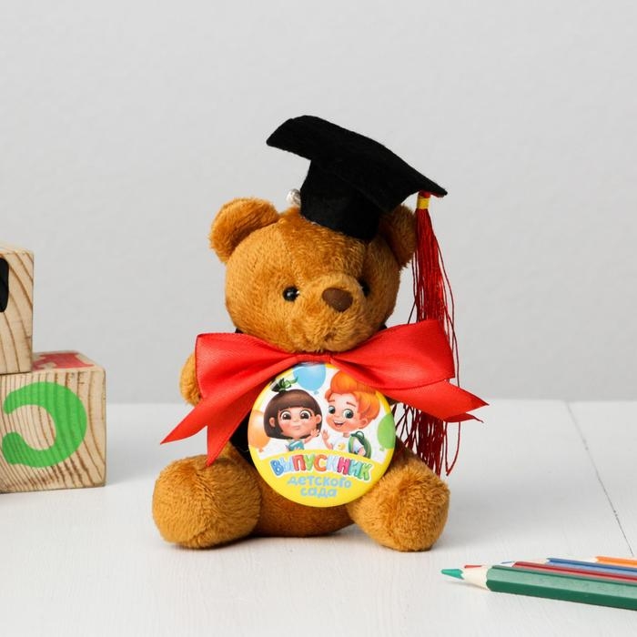 Мягкая игрушка и орден на Выпускной &laquo;Выпускник детского сада&raquo;, подарочный набор