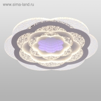 Светильник с ПДУ 660608N LED 160Вт 3 режима 3000-6000К диммер белый 50х50х7,5 см BayerLux