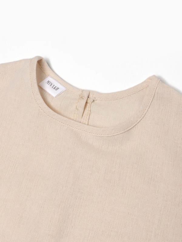 Пижама (рубашка и брюки) для мальчика MINAKU: Home collection, цвет бежевый, рост 158 см