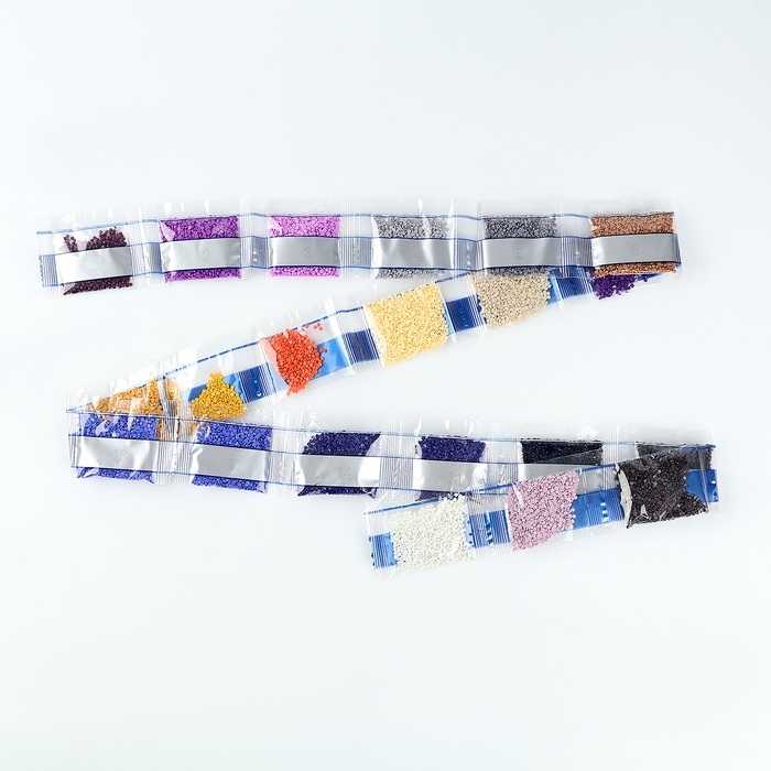 Алмазная мозаика с полным заполнением на холсте с подрамником &laquo;Ирисы&raquo;, 40 х 50 см