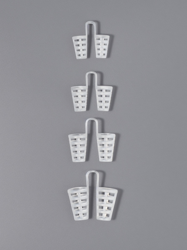 Расширитель для носа для дыхания, набор - 4 шт, цвет прозрачный