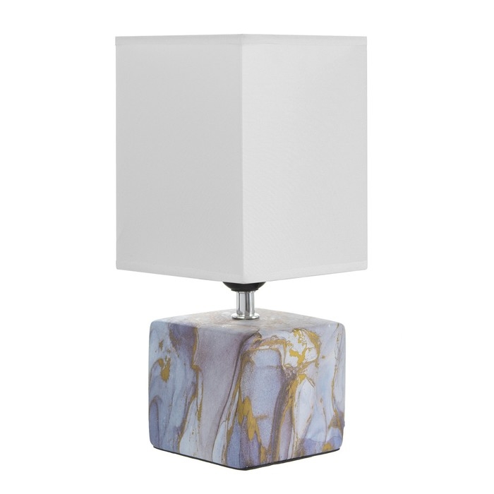 Настольная лампа "Сафари" Е27 40Вт фиолетовый 12,5х12,5х29 см RISALUX