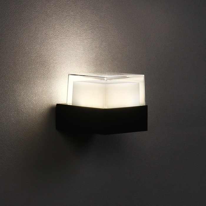 Светильник фасадный &laquo;Гранд&raquo;, FSD-038, 5 Вт, 4000К, IP65, 220 В, пластик, черный