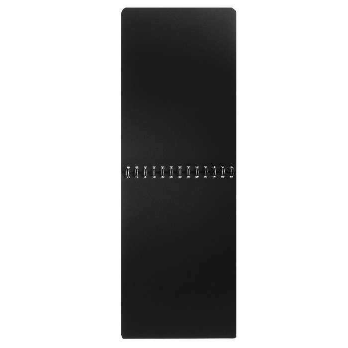 Скетчбук А4, 30 черных листов на гребне, "Кит", твердая подложка, плотность 110 гр., МИКС