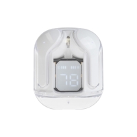 Наушники беспроводные Air31, TWS, вакуумные, BT 5.0, 45/230 мАч, прозрачные, белые