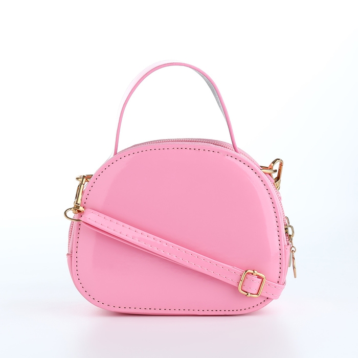 Сумка детская для девочки на молнии «Выбражулька», цвет розовый Сумка детская для девочки на молнии «Выбражулька», цвет розовый