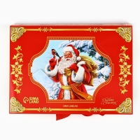 Коробка под 12 конфет с ячейками «Дедушка Мороз» 18.8 х 13.5 х 3.5 см, Новый год Коробка под 12 конфет с ячейками «Дедушка Мороз» 18.8 х 13.5 х 3.5 см, Новый год