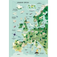 350 многоразовых наклеек &laquo;Мой первый Атлас Мира&raquo;