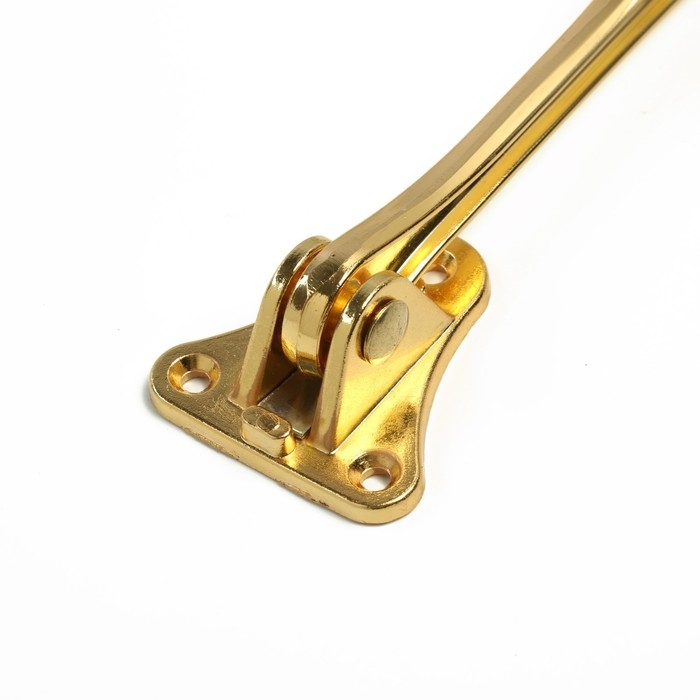 Фиксатор дверной LOCKLAND, Фиксатор дверной LOCKLAND, "козья ножка", цвет золото