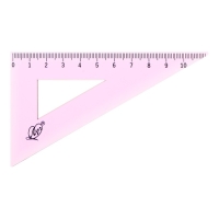 Набор чертёжный 4 предмета (линейка 15 см, угольник 30 °/ 60 °, 10 см; угольник 45 °/ 45 °, 8 см; транспортир 180 °, 9 см), прозрачный розовый Набор чертёжный 4 предмета (линейка 15 см, угольник 30 °/ 60 °, 10 см; угольник 45 °/ 45 °, 8 см; транспортир 180 °, 9 см), прозрачный розовый