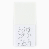 Подарочный набор новогодний, блокнот-раскраска и восковые мелки &laquo;Верь в мечту! Символ года&raquo;