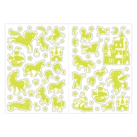 Книга со светящимися наклейками &laquo;Страна чудес&raquo;, 60 наклеек, 4 стр.