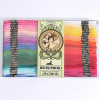 Набор ниток мулине &laquo;Петербурженка&raquo;, 10 &plusmn; 1 м, 100 шт, цвет разноцветный