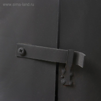 Печь под казан 12 л D=36 см, с дымоходом, с дверцей Печь под казан 12 л D=36 см, с дымоходом, с дверцей