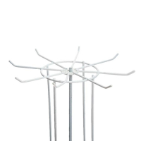 Вертушка, 2 яруса по 8 крючков, 13×13×40 см, цвет белый Вертушка, 2 яруса по 8 крючков, 13×13×40 см, цвет белый