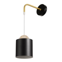 Бра "Кристер" Е27 40Вт черный 13х18х43 см Бра "Кристер" Е27 40Вт черный 13х18х43 см