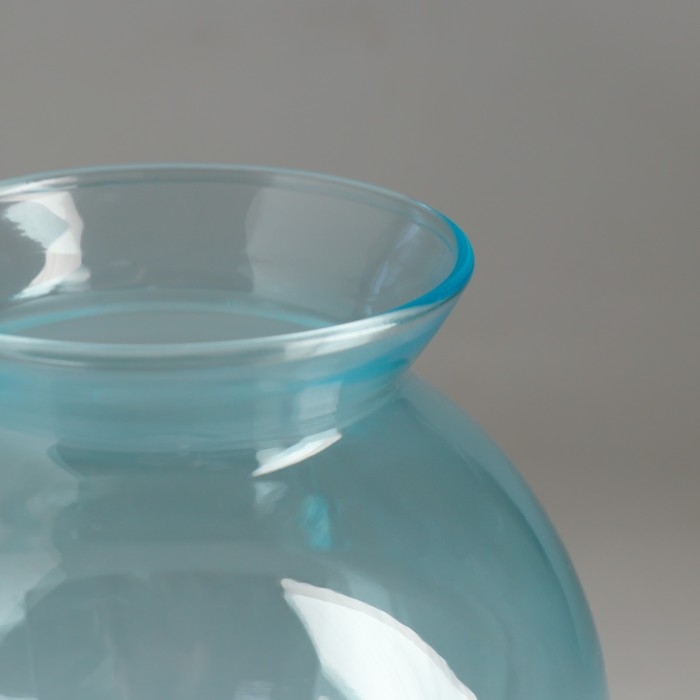 Подсвечник "Ландыш-1" бирюза 14х14 см, 1350 мл МИКС