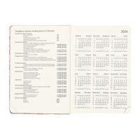 Ежедневник датированный 2025 года A5 168 листов, deVENTE. Expert, интегральная обложка кожзам, карман, перфорация, ляссе, кремовый блок 70 г/м2, серый