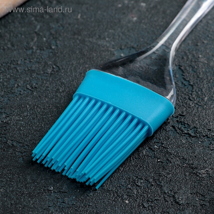 Кисть Доляна &laquo;Лёд&raquo;, силикон, 20,5&times;4,5 см, цвет МИКС