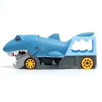 Парковка-автотрек &laquo;Атака монстров. Акула&raquo;, свет, 1 машинка, пусковая установка