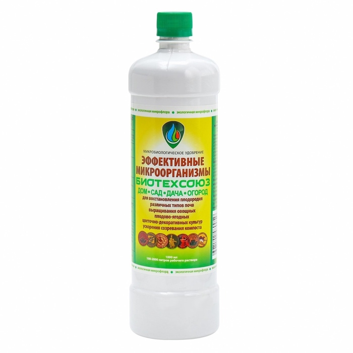 Биоудобрение, стимулятор "Биотехсоюз", для всех видов культур, 1 л