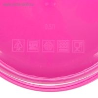 Ланч-бокс круглый FoodVibes &laquo;Цветы&raquo;, 500 мл