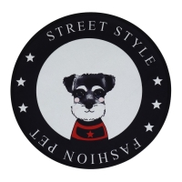 Коврик для животных, EVA+полиэстер, d=60 см. чёрный