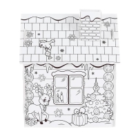 Домик-раскраска 3 в 1 &laquo;Новогодний хоровод&raquo;