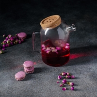 Кувшин стеклянный с пробковой крышкой Magistro &laquo;Эко&raquo;, 1 л, 18&times;11&times;17,5